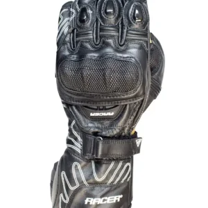 Tani Rękawice motocyklowe Racer High Speed czarne