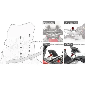 Kit montażowy GIVI do mocowań S900A Smart Bar/ S901A Smart Mount Szybka dostawa