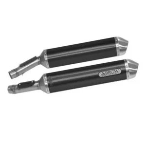 Oferta limitowana Tłumik Arrow Aprilia RSV 1000 R/R Factory [04-08], TUONO 1000 R / R Factory [06-10] [Race-Tech, Dark aluminium + Stainless Steel]