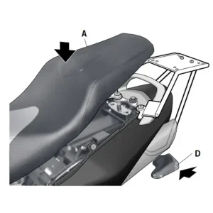 Ekspresowa dostawa Stelaż pod kufer centralny Shad do Suzuki GSR-600 (05-11)