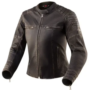 Wyprzedaż Kurtka motocyklowa damska Rebelhorn Hunter Pro brązowa