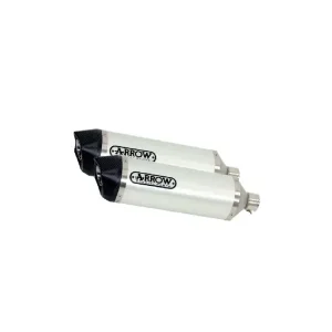 Ograniczona ilość Tłumiki Arrow KTM 990 Adventure [06-14]/ 990 SMT [09-13] [Race-Tech, Aluminium + Carbon]