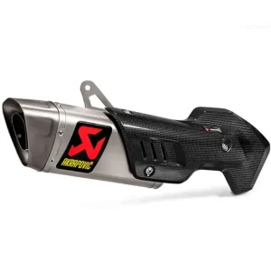 Bestseller Tłumik motocyklowy Akrapović do Ducati Multistrada 1260/S [18-20], Multistrada 1200 S [15-17] [Slip-On Line, Titanium]