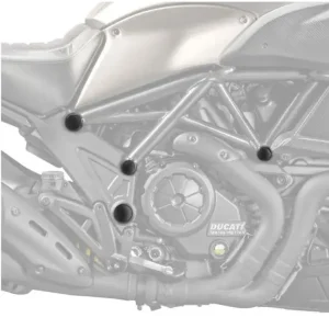 Zaślepki ramy PUIG do Ducati Diavel (11-20) Nowy
