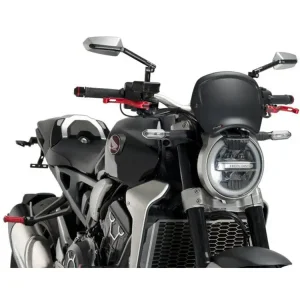 Bezpieczna płatność Owiewka motocyklowa płytowa PUIG Retroplate do Hondy CB1000R Neo Sports Cafe (18-20), CB650R Neo Sports Cafe (19-) czarna