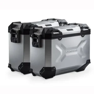 Zestaw: kufry boczne + stelaże EVO TRAX ADV SW-MOTECH 37/37 L do motocykla Kawasaki Versys 650 [15-] [pojemność 2 x 37 L] Super okazja