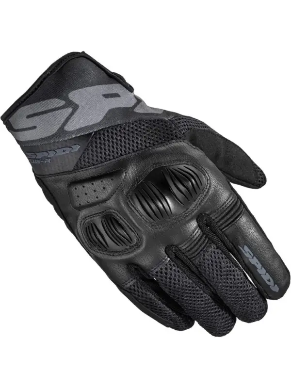 Rękawice motocyklowe letnie Spidi Flash-R Evo czarne Ostatnie sztuki