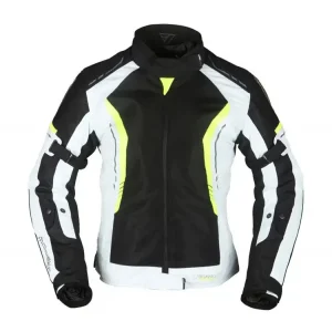 Tylko dziś Kurtka motocyklowa damska Modeka Khao Air czarno-popielato-neonowa