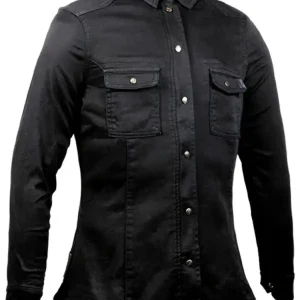 Wybór klientów Koszula motocyklowa damska John Doe Motoshirt czarna