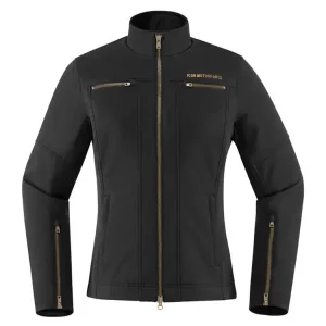 Kurtka motocyklowa damska tekstylna Icon Hella 2 czarna Ograniczona ilość