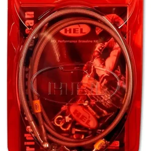 Nowy Przewody hamulcowe HEL w oplocie stalowym do Yamaha FZ6 N Fazer (07-10) [tył]