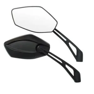 Lusterka Lampa Infinity mocowane na kierownicy [para; M10 x 1.25] Nowy