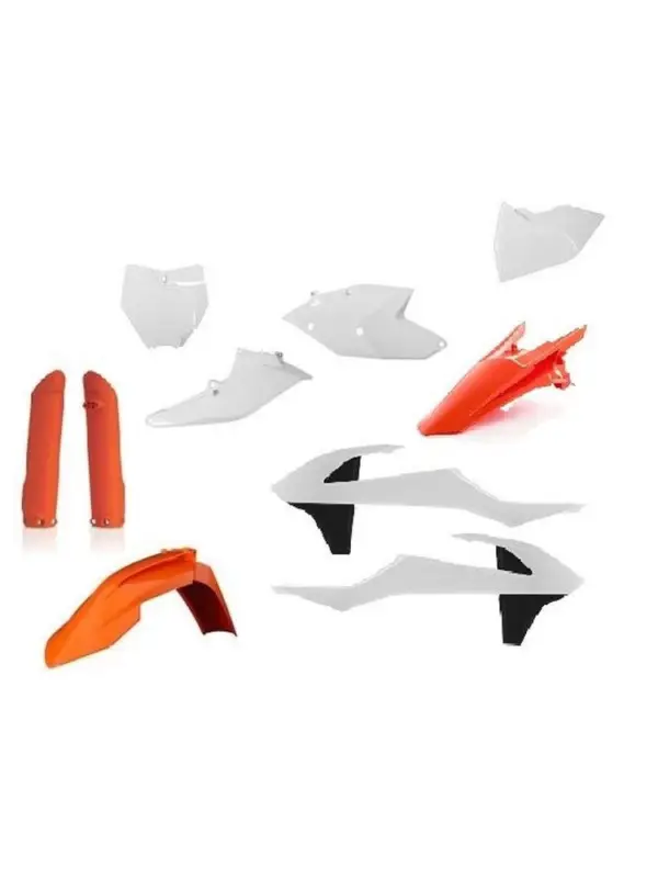 Ograniczona ilość Pełny zestaw plastików Acerbis KTM biało-pomarańczowy modele SX/ SX-F