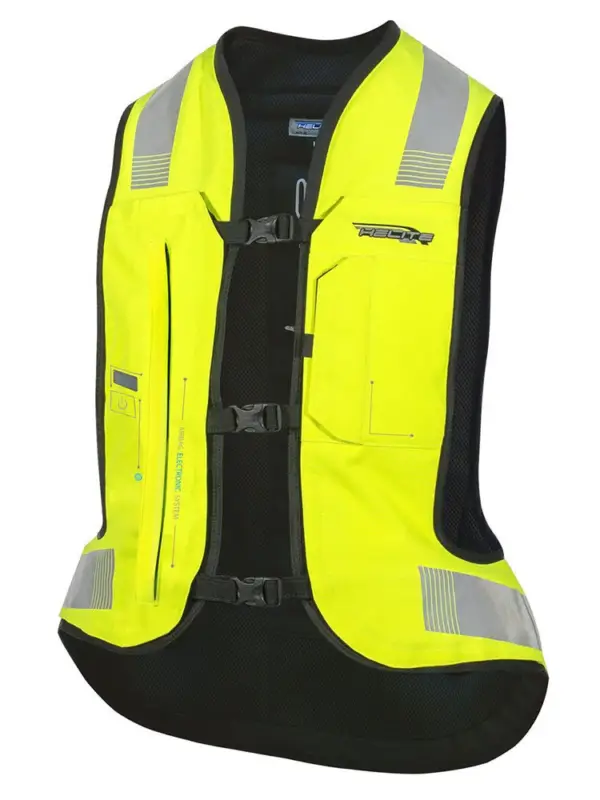 Motocyklowa kamizelka z poduszką powietrzną Helite E-Turtle 2 fluo żółta Kup teraz