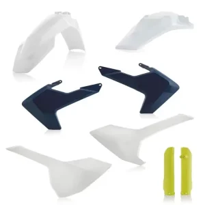 Bezpieczne zakupy Pełny zestaw plastików Acerbis Husqvarna FE/ TE [17-19] granatowo-biały-fluo