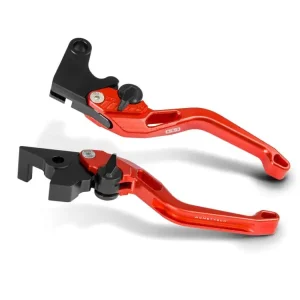 Darmowy zwrot Dźwignie krótkie EVOS Womet-Tech do Yamaha YZF R6 (99-04), YZF R1(02-03), FZ1 FAZER (01-05) czerwone
