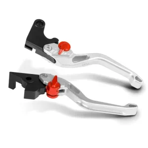 Wyjątkowa oferta Dźwignie krótkie EVOS Womet-Tech do Yamaha YZF R6 (99-04), YZF R1(02-03), FZ1 FAZER (01-05) srebrne