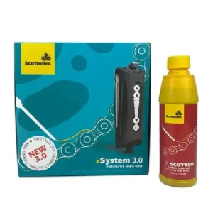 Oferta limitowana Zestaw smarujący łańcucha Scottoiler xSystem 3.0 Electronic - High Temperature Red