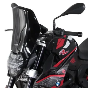 Łatwy zwrot Szyba motocyklowa MRA Touring "NTN" BMW F 900 R [20-24] czarna