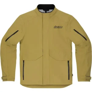 Kurtka motocyklowa tekstylna Icon Stormhawk brązowa Dostępne od ręki