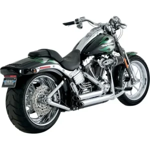 Ostatnie sztuki Pełny układ wydechowy Vance & Hines Shortshots Straggered chrom do Harley Davidson FXS/FXST/FLST (00-11) (z wyjątkiem FXCW/C (08-11), FXSTSSE (09))