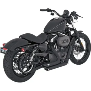 Ostatnie sztuki Pełny układ wydechowy Vance & Hines Shorthots czarny do Harley Davidson XL (04-13)