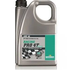 Olej silnikowy Motorex Racing Pro 4T Cross SAE 10W/40 [pojemność: 4L] Wyprzedaż