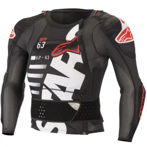 Ekspresowa dostawa Kurtka ochronna Alpinestars Sequence czarno-biało-czerwona