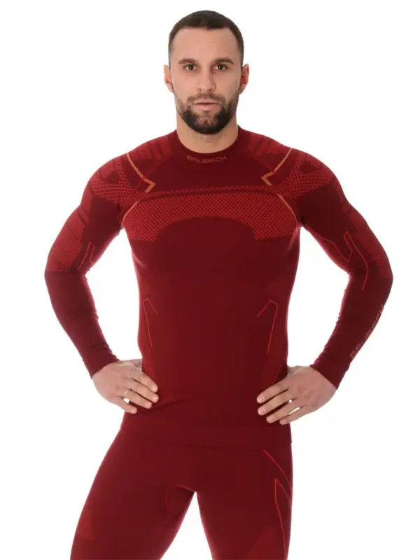 Premium Bluza Brubeck Thermo bordowa