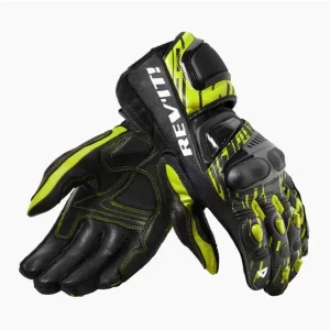 Kup teraz Rękawice motocyklowe skórzane REV’IT! Quantum 2 fluo żółto-czarne