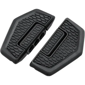 Podesty kierowcy lub pasażera Hex czarne + adaptery 8924 Kuryakyn do Harley Davidson (Wybrane modele) Do wyczerpania zapasów