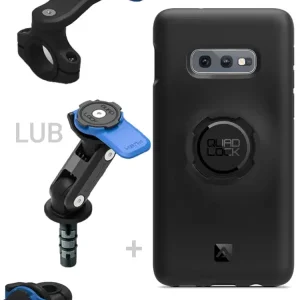 Nowy Zestaw na motocykl: etui na telefon Samsung Galaxy S10E + mocowanie Quad Lock