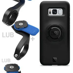 Zestaw rowerowy: Etui na telefon Samsung Galaxy S8+ + mocowanie rowerowe Quad Lock Premium