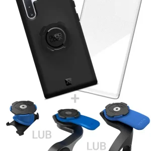 Etui na telefon Samsung Galaxy Note10, pokrowiec przeciwdeszczowy oraz mocowanie rowerowe Quad Lock Nie przegap