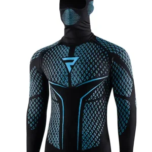 Bluza termoaktywna Rebelhorn Therm II 2 in 1 czarno-niebieska Promocja