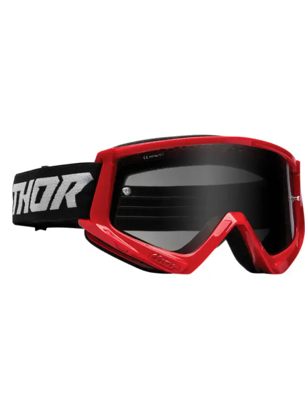 Nowość Gogle motocyklowe Thor Combat Racer Sand czerwono-szare