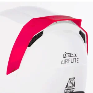 Tylny spoiler do kasku Icon Airflite czerwony Oferta