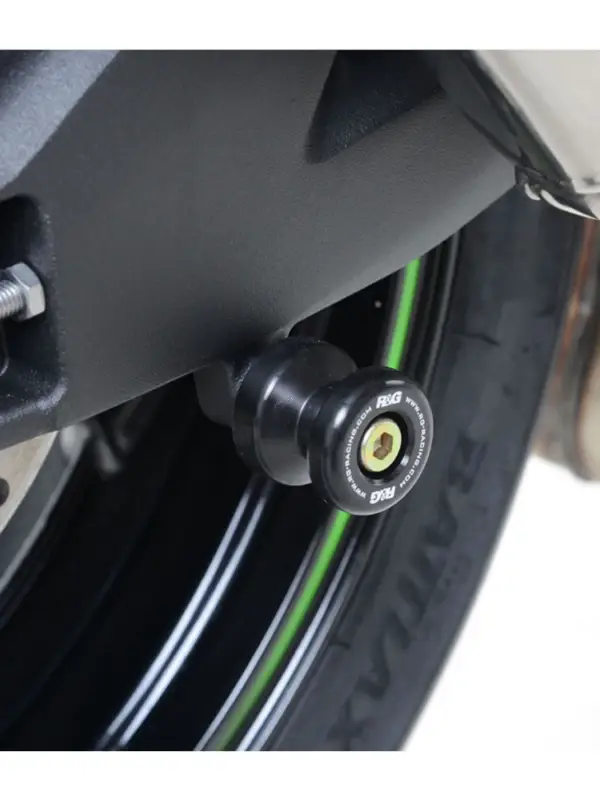 Rolki wahacza R&G do Kawasaki ZX10-R (16-21), ZX-10RR (21), Suzuki SV650 Unfaired (16-17), SV650X (18-20) czarne Okazja