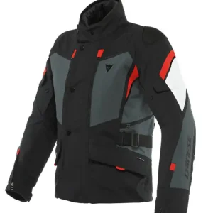 Kurtka motocyklowa tekstylna Dainese Carve Master 3 Gore-Tex czarno-szaro-czerwona Ostatnia szansa