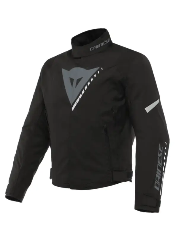 Bestseller Kurtka motocyklowa tekstylna Dainese Veloce D-Dry czarno-szaro-biała