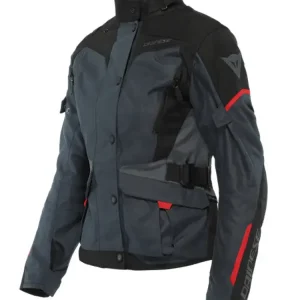 Wybór klientów Kurtka motocyklowa damska tekstylna Dainese Tempest 3 D-Dry niebiesko-czarno-czerwona