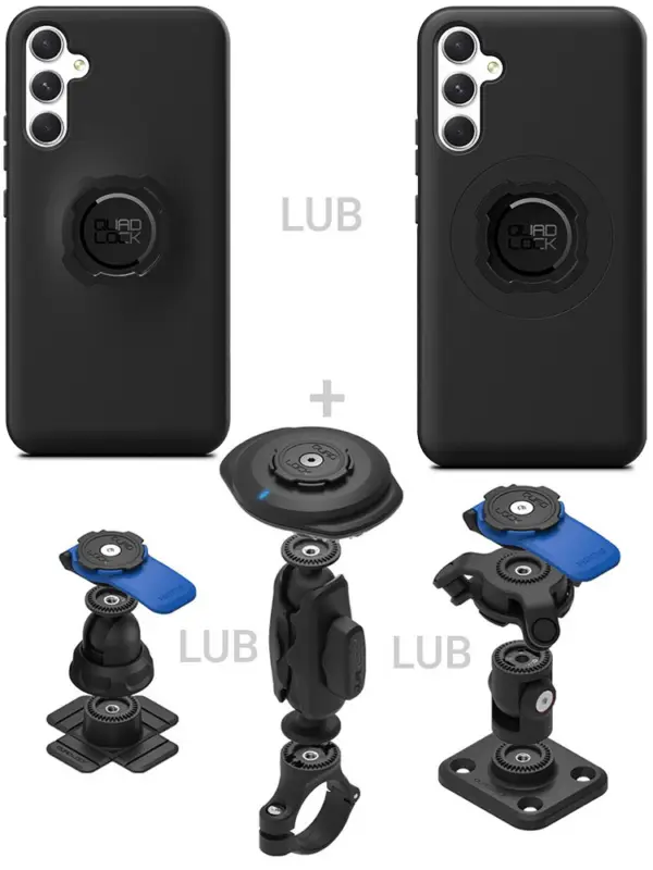 Ograniczona ilość Zestaw 360 Quad Lock: etui na telefon Samsung Galaxy A34 + wybrane komponenty
