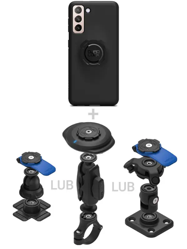 Zestaw 360 Quad Lock: etui na telefon Samsung Galaxy S21+ + wybrane komponenty Najlepsza cena