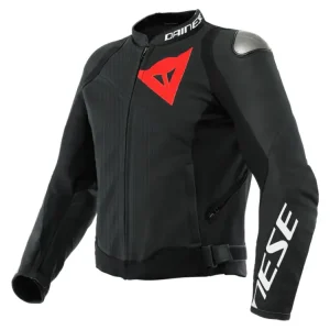 Darmowy zwrot Kurtka motocyklowa Dainese Sportiva perforowana czarna
