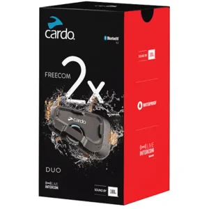 Interkom motocyklowy Cardo Freecom 2X Duo (2 zestawy) Ostatnia szansa