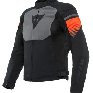 Obniżka ceny Kurtka motocyklowa tekstylna Dainese Air Fast Tex czarno-szaro-czerwona