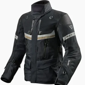Kurtka motocyklowa tekstylna REV'IT! Dominator 3 GTX czarna Ostatnie sztuki