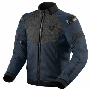 Bezpieczne zakupy Kurtka motocyklowa tekstylna REV’IT! Action H2O czarno-niebieska