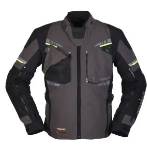 Kurtka motocyklowa Modeka Taran szaro-czarno-neonowa Bestseller