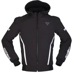 Softshell motocyklowy Modeka Clarke Sport czarno-biały Promocja